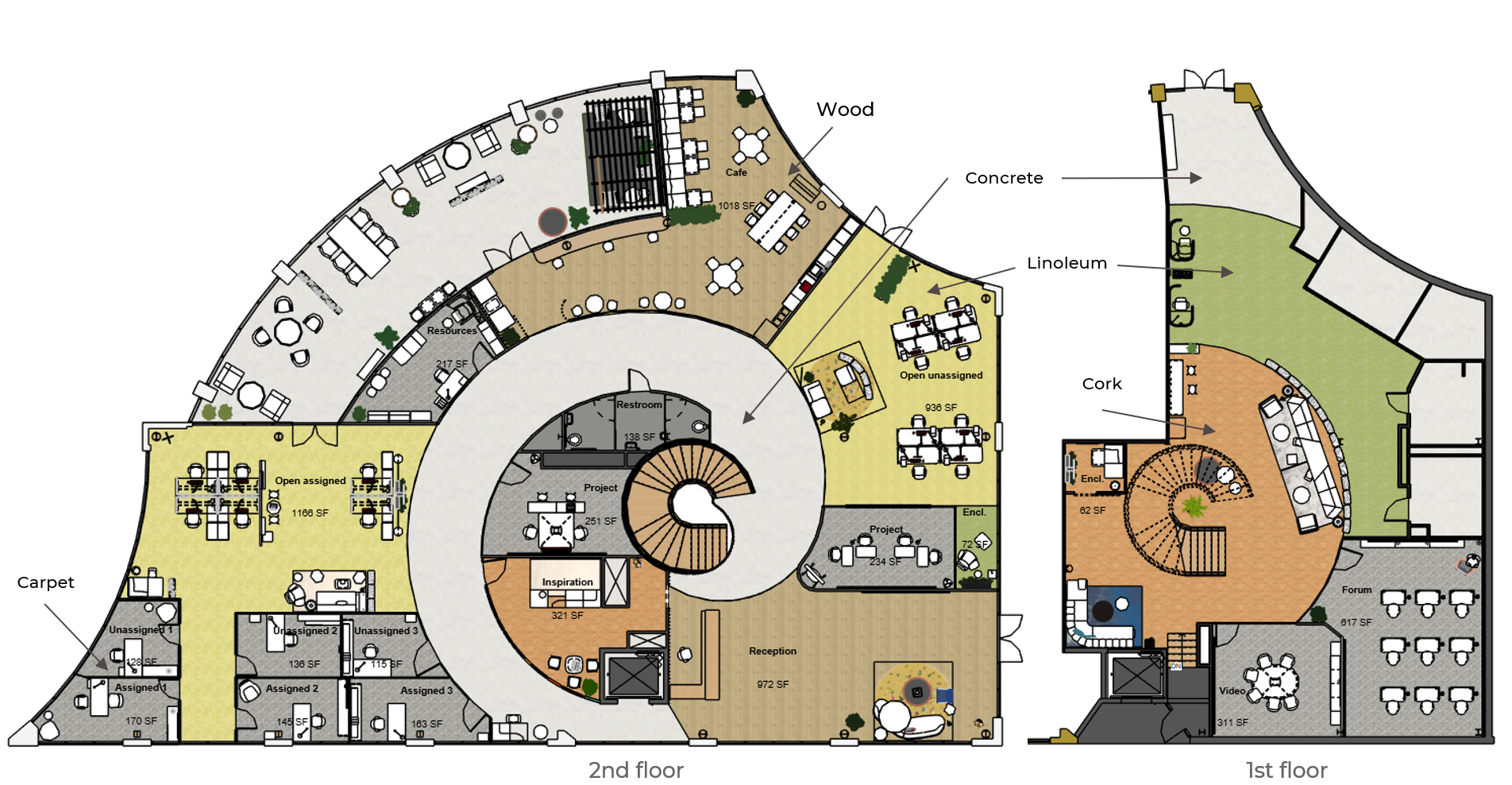 Next office Floor plans