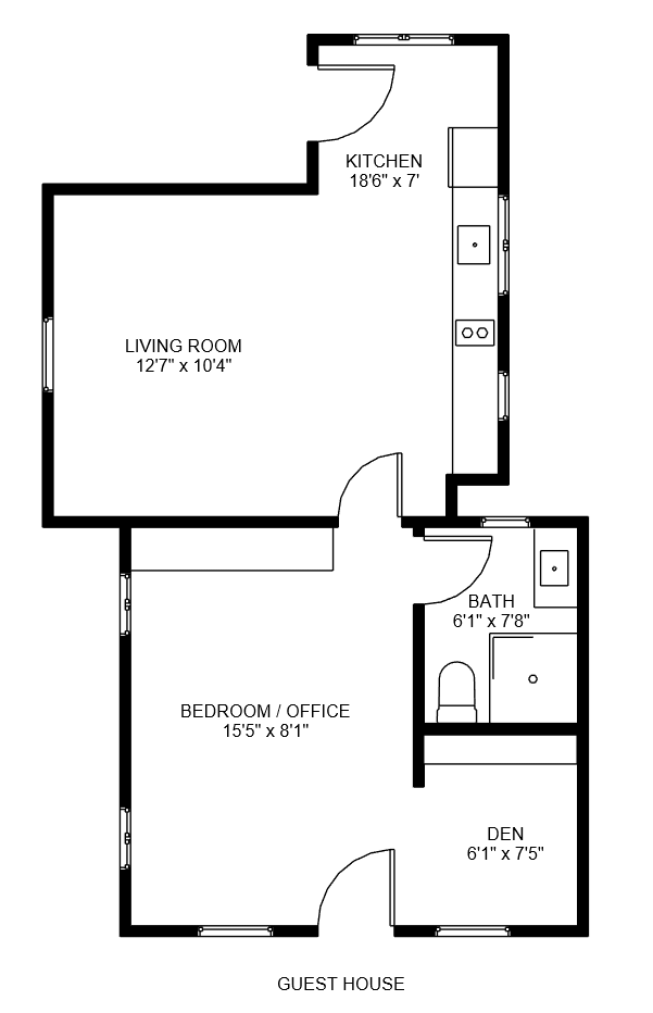 Noem Culver City Remodel guest house plan
